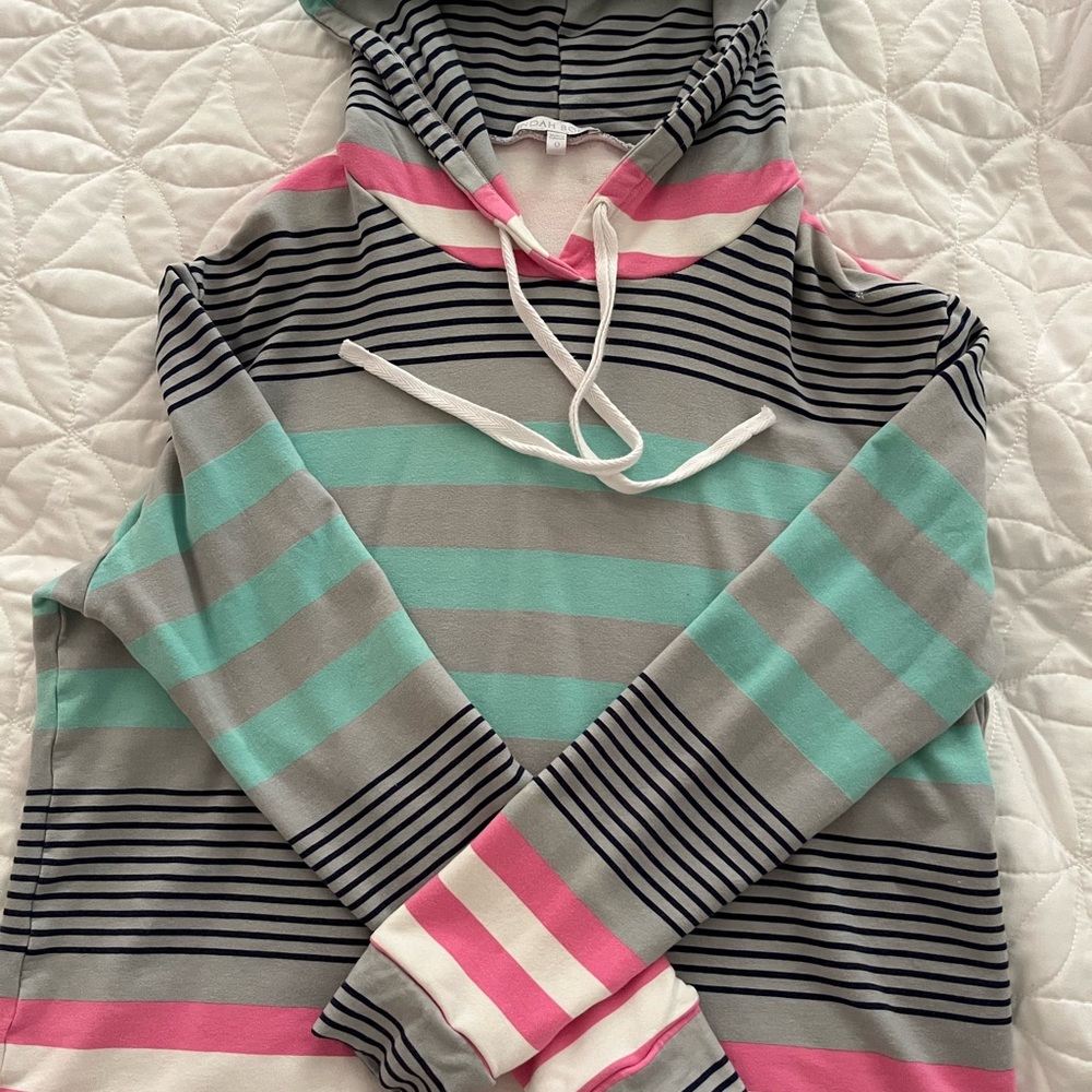 Striped Multicolor Women's Hoodie